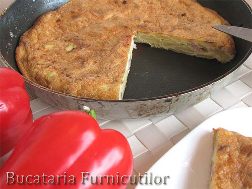 tortilla cu cartofi noi